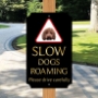 Picture of Red Cockapoo Roaming Free Sign -  Classic Design