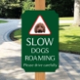 Picture of Red Cockapoo Roaming Free Sign -  Classic Design