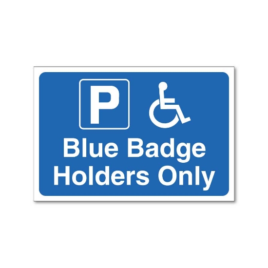 Picture of Blue Badge Holders Only