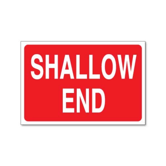 Picture of Swimming Pool Shallow End Sign