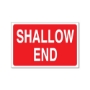 Picture of Swimming Pool Shallow End Sign