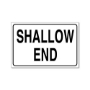 Picture of Swimming Pool Shallow End Sign
