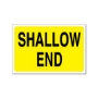 Picture of Swimming Pool Shallow End Sign