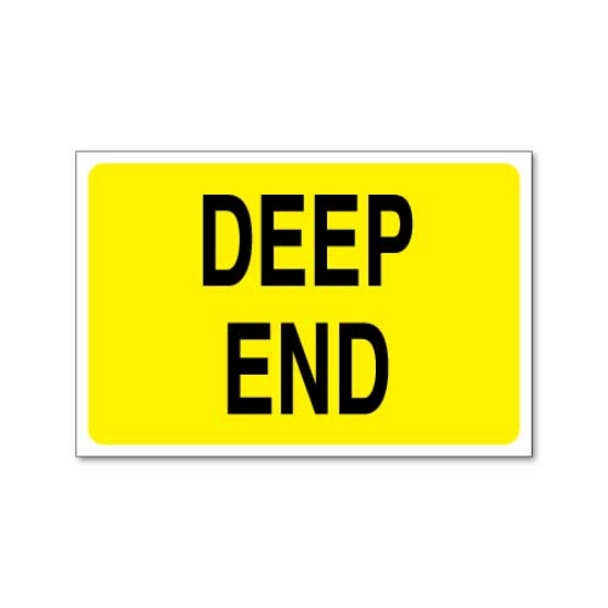 Picture of Swimming Pool Deep End Sign