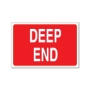 Picture of Swimming Pool Deep End Sign