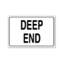 Picture of Swimming Pool Deep End Sign