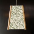 Picture of Oak Ceiling Light, 4 Sided, William Morris Leaf Willow Bough , Easy Fit