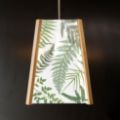 Picture of Oak Ceiling Light, 4 Sided, Woodland fern, Easy Fit
