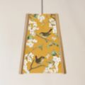 Picture of Oak Ceiling Light, 4 Sided, Blossom branch and bird, Easy Fit