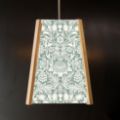 Picture of Oak Ceiling Light, 4 Sided, William Morris Sunflower Easy Fit