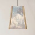 Picture of Oak Ceiling Light, 4 Sided, Cloud design, Easy Fit