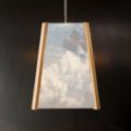 Picture of Oak Ceiling Light, 4 Sided, Cloud design, Easy Fit