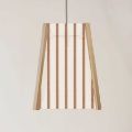 Picture of Oak Ceiling Light, 4 Sided,  French ticking stripe, Easy Fit