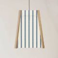 Picture of Oak Ceiling Light, 4 Sided,  French ticking stripe, Easy Fit