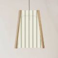 Picture of Oak Ceiling Light, 4 Sided,  French ticking stripe, Easy Fit