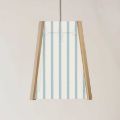 Picture of Oak Ceiling Light, 4 Sided,  French ticking stripe, Easy Fit