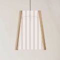 Picture of Oak Ceiling Light, 4 Sided,  French ticking stripe, Easy Fit