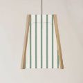 Picture of Oak Ceiling Light, 4 Sided,  French ticking stripe, Easy Fit