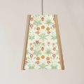 Picture of Oak Ceiling Light, 4 Sided, William Morris Daisy , Easy Fit
