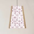 Picture of Oak Ceiling Light, 4 Sided, William Morris Daisy , Easy Fit