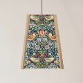 Picture of Oak Ceiling Light, 4 Sided, William Morris Strawberry Thief , Easy Fit