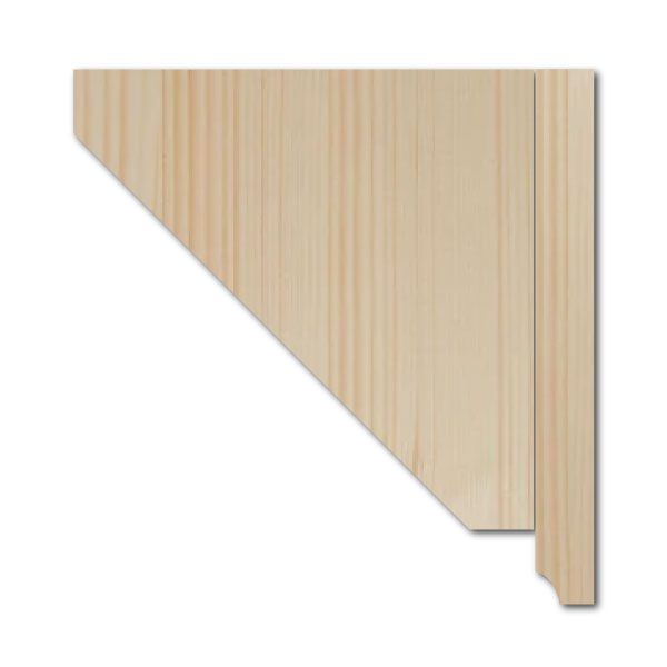 Picture of Cotswold style wooden shelf bracket - Stanway