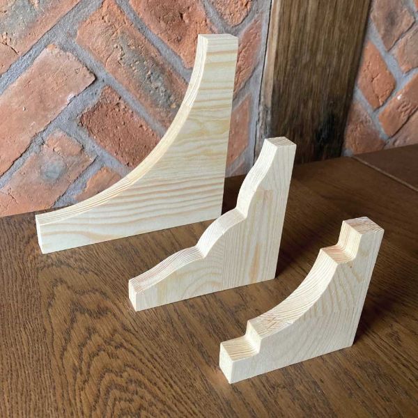Picture of Wooden corner shapes,  Furniture frame decor mouldings