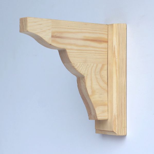 Picture of Cotswold style wooden shelf bracket - Fairford