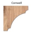 Picture of OAK corner shapes,  Furniture frame decor mouldings