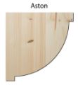 Picture of Wooden corner shapes,  Furniture frame decor mouldings