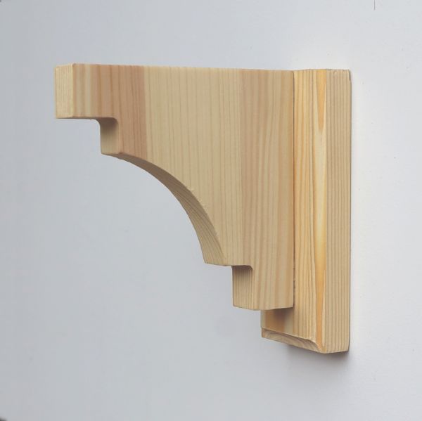 Picture of Cotswold style wooden shelf bracket - Notgrove