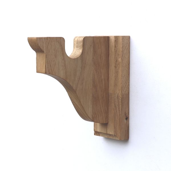 Picture of Heavy duty OAK curtain pole bracket