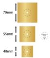 Picture of Square Brass Backplate 