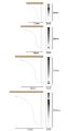 Picture of Cotswold style wooden shelf bracket - Welford Tall 