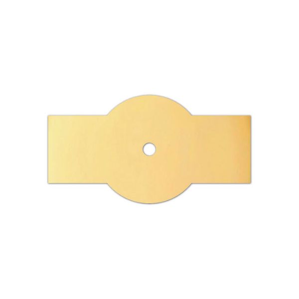 Picture of Handle Knob Brass Backplate 