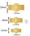 Picture of Handle Knob Brass Backplate 