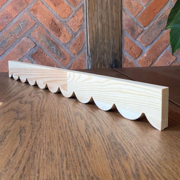 Picture of Wood Scallop Decorative Trim - Made to measure