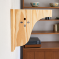 Picture of Cotswold style wooden shelf bracket - Foxcote