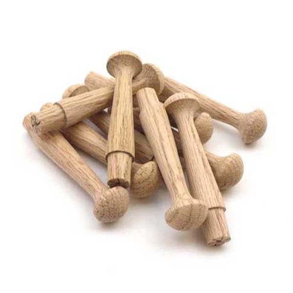 Picture of Oak Shelf Wall Pegs 7cm