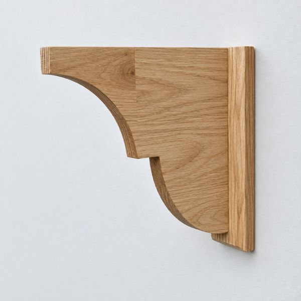 Picture of Cotswold style OAK shelf bracket - Draycott